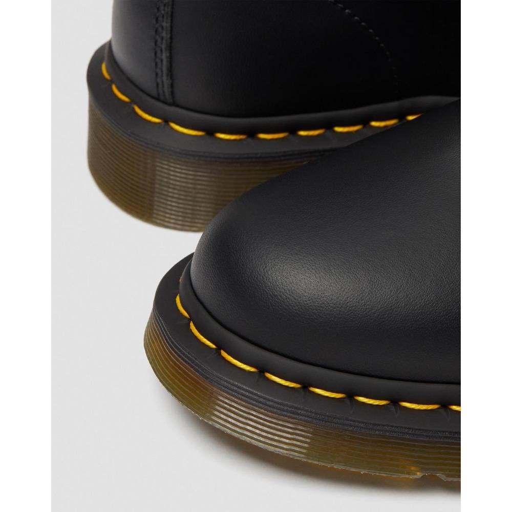 NEW Dr. Martens Vegan 1460 Felix Lace Up Boots Black Felix Rub Off 14045 - Picture 4 of 16